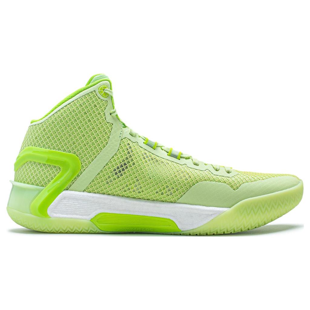 Li Ning Liren 4 Basketball Shoes Men's Mid Top Butterfly Pink Green ABAT095-7