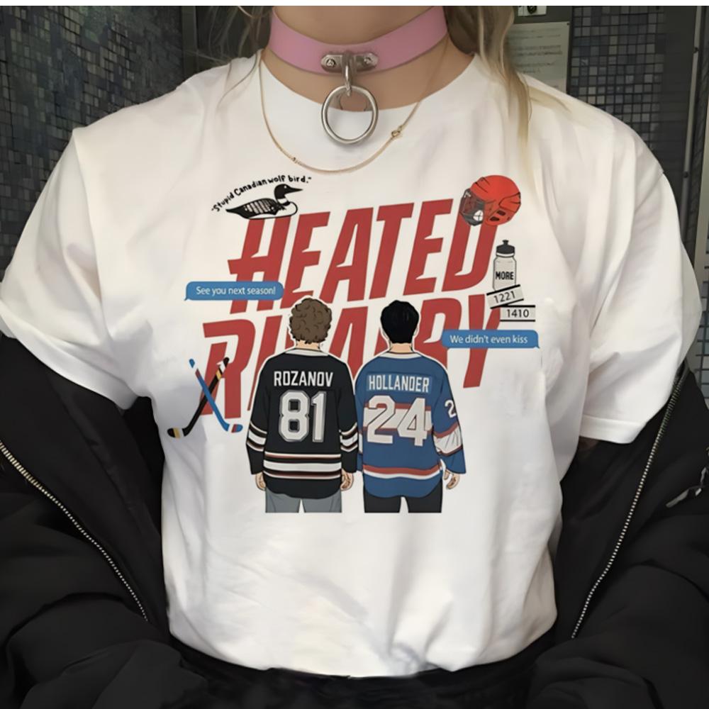 

2026 Ilya Rozanov Vintage Harajuku Heated Rivalry T Shirt Women Streetwear Kawaii Harajuku Colorful Tees 4XL