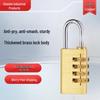 Solid Brass Waterproof Combination Padlock