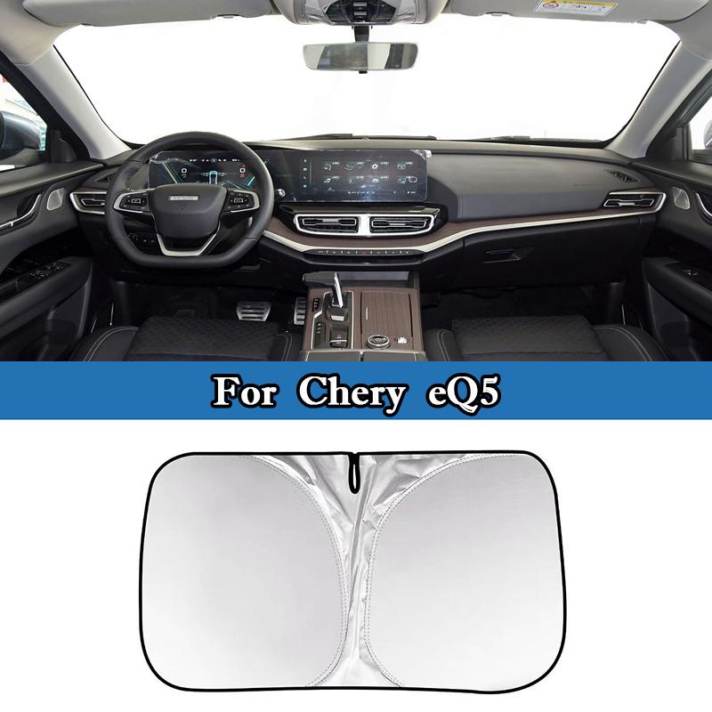 Osłona przeciwsłoneczna na przednią szybę samochodu Pokrowiec na przednią szybę Ochrona UV wnętrza do Chery Arrizo 5 8 Tiggo 3 7 9 8 Plus Pro OMODA EQ1 EQ5