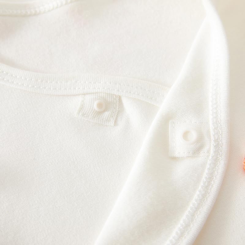 Babykoi Baby Clothes Long Sleeve Romper Boys Girls Unisex Spring Autumn Newborn Coveralls Front Opening Underwear Tie Strings Preparing for Birth Gift