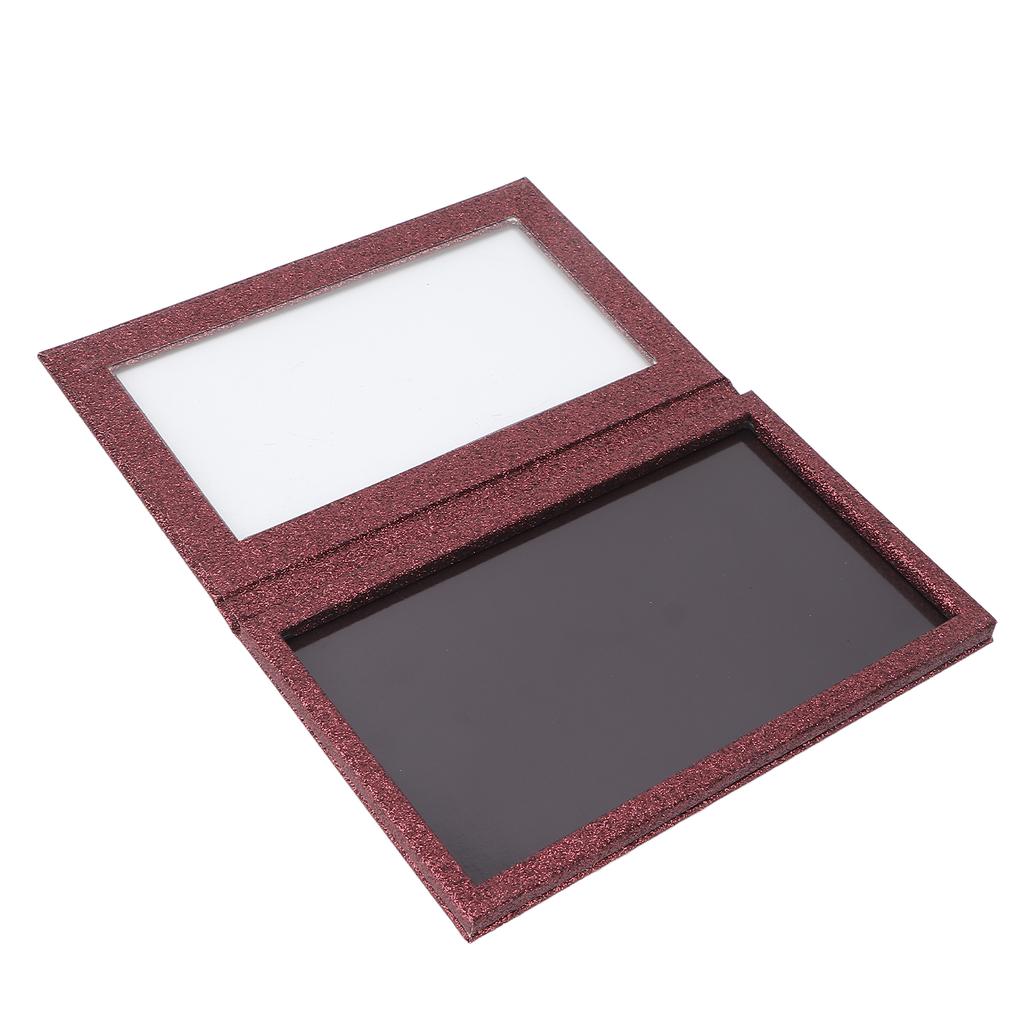 Empty Makeup Display Pans Eyeshadow Lipstick Blush Storage DIY Professional Magnetic Palette Burgundy