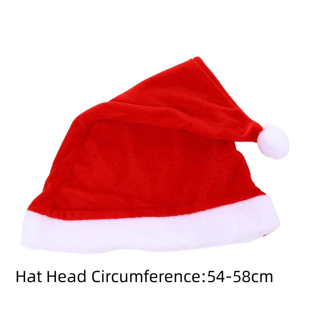 Santa Claus Costume Red Cape Women Hooded Ponchos Christmas Cloak Cosplay Costume Xmas Cape