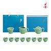 Lotus Blossom Ceramic Tea Set