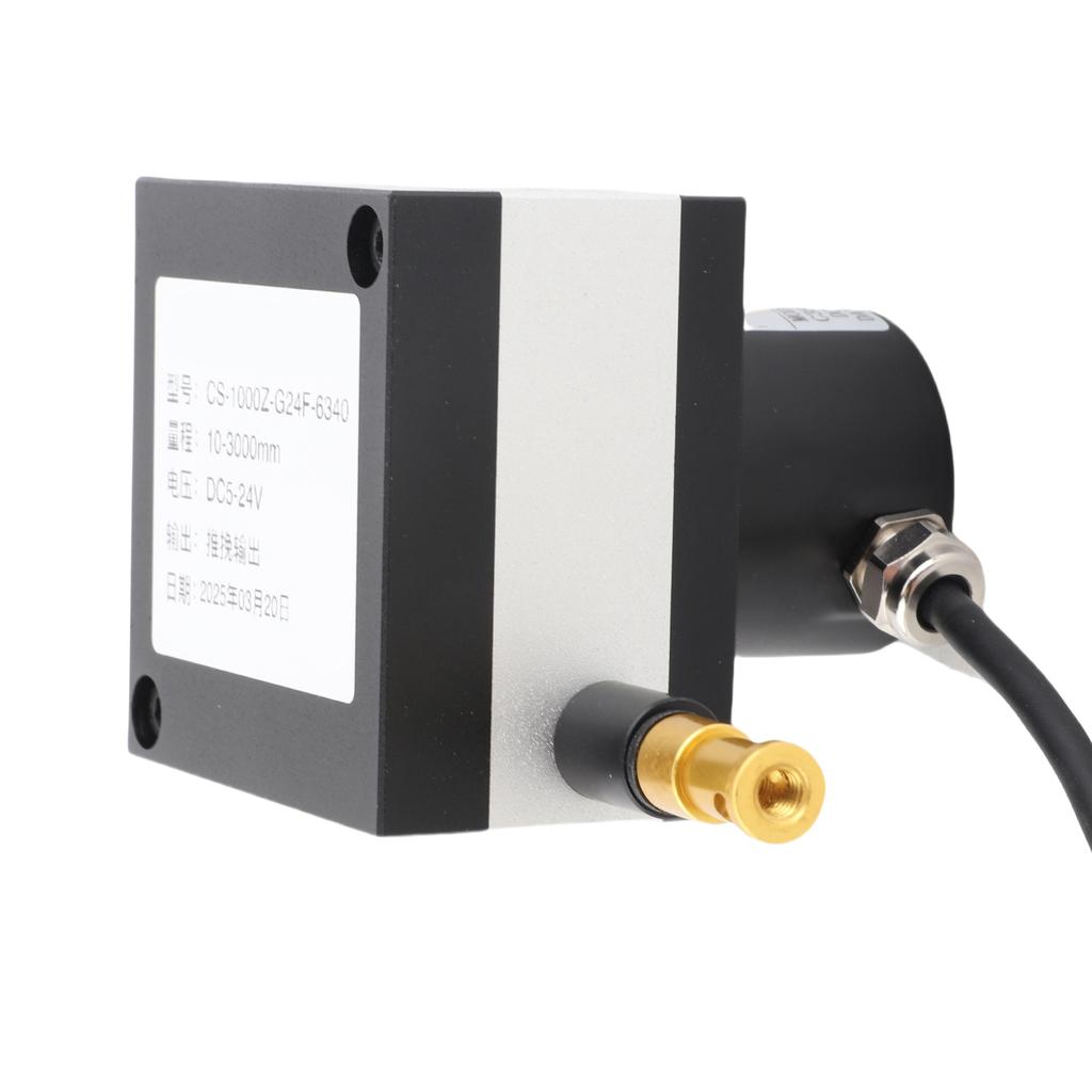 Dia. 38mm Seilzug-Encoder 10 bis 3000mm Bereich Inkrementaler Kabel-Encoder für Zylinder Prüfmaschinen DC8‑24V