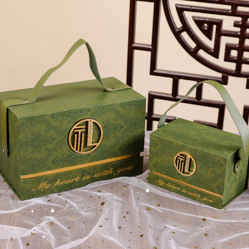 Свадебная и помолвочная подарочная коробка Xiaohongshu Small 14*9*9 зелёный