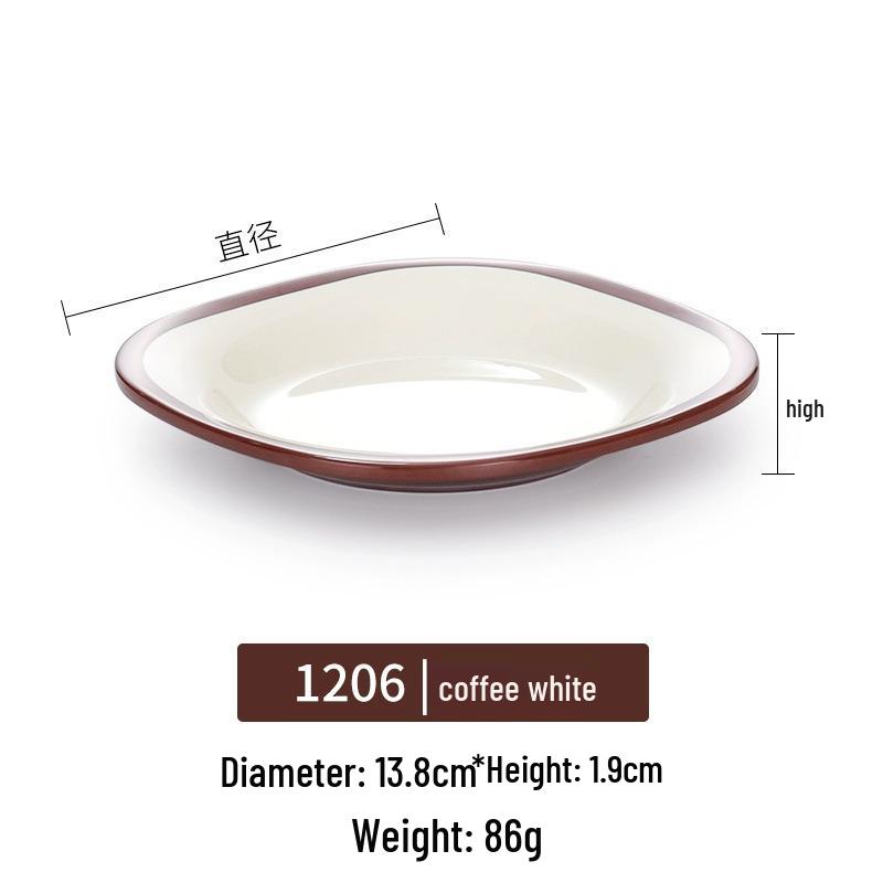 Square Melamine Plastic Plate - Imitation Porcelain for Fast Food or Snacks, Cold Dish, Small Dish, Restaurant Use.