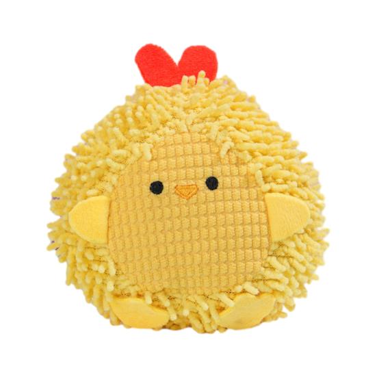 

Plush Squeaky Dog Toy with Short Mop Velvet Interactive Stuffed Toy for Small Medium Large Breeds Cute Animal Soft Dog Chew Toy for Boredom Relief