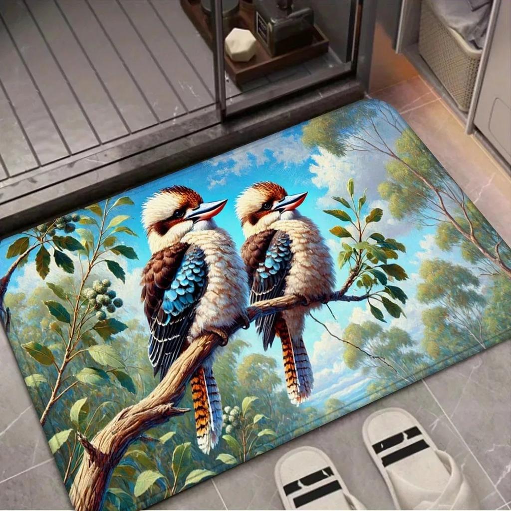 1PC Van Gogh painting Kitchen Rugs Non-Slip Door Mats Pop design Living room Rugs Bath Mat Carpet for Home Sink Laundry Decor