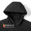 MONTAGUT Men's Water Repellent Fleece Lined Hooded Outdoor Jacket