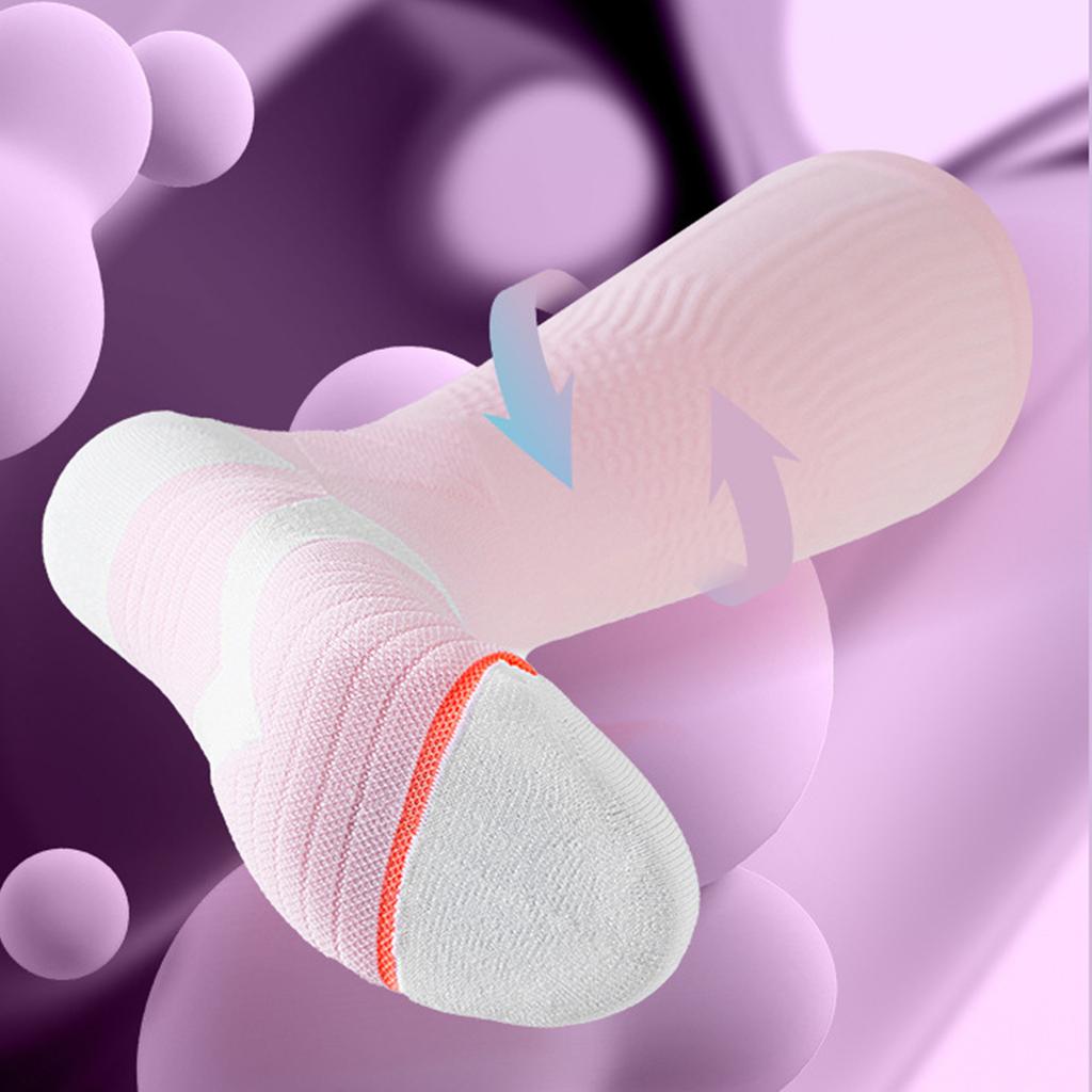 Women's High Pressure Calf Socks Thin Breathable Towel Bottom Rope Skipping Sports Socks