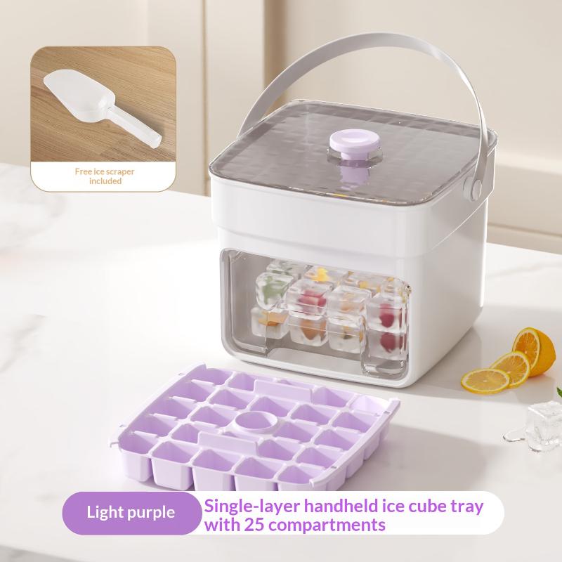 Versatile 25/50 Grid Ice Cube Mold for Barbecue Parties and Events