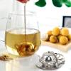 1pc Loose Leaf Tea Infuser Ball, Stainless Steel Tea Strainer Set With Chain And Drip Trays, Tea Filter For Mug, Cup And Pitcher