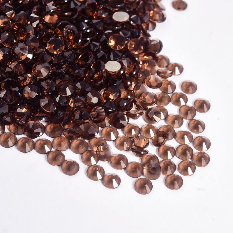 Nail Art Diamond Jewelry, Transparent Bottom Glass Rhinestone Flat Bottom Drill Mobile Phone Case Beauty Diy Luggage Jewelry Accessories