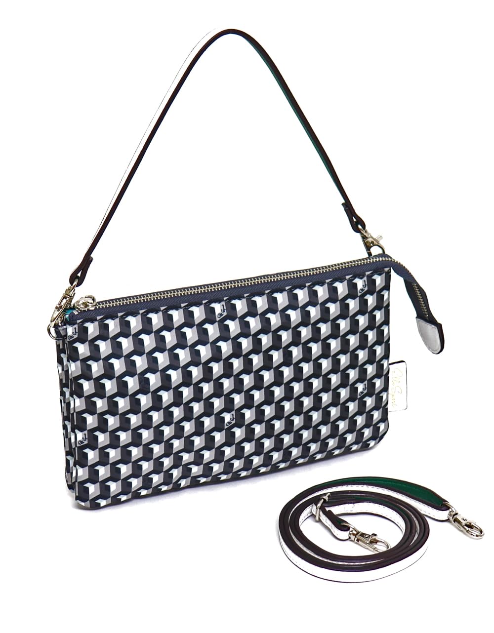 Женская спортивная сумка через плечо Elle Sports 2-Way Slim E02A (белый)