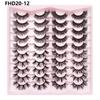 20 Pairs Faux Mink Lashes 3D Fluffy Natural Lashes Makeup False Eyelashes  Russian Strip Lashes Eyelash Extension