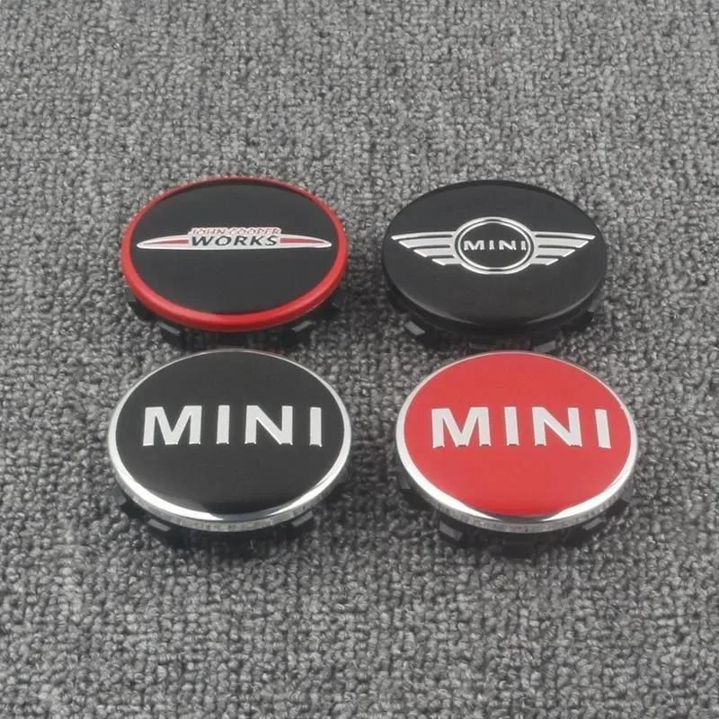 4PCS-56mm for BMW MINI works S One Countryman F54 F55 F56 F57 F60 Car emblem Wheel Center Hub Cap wheel Badge covers