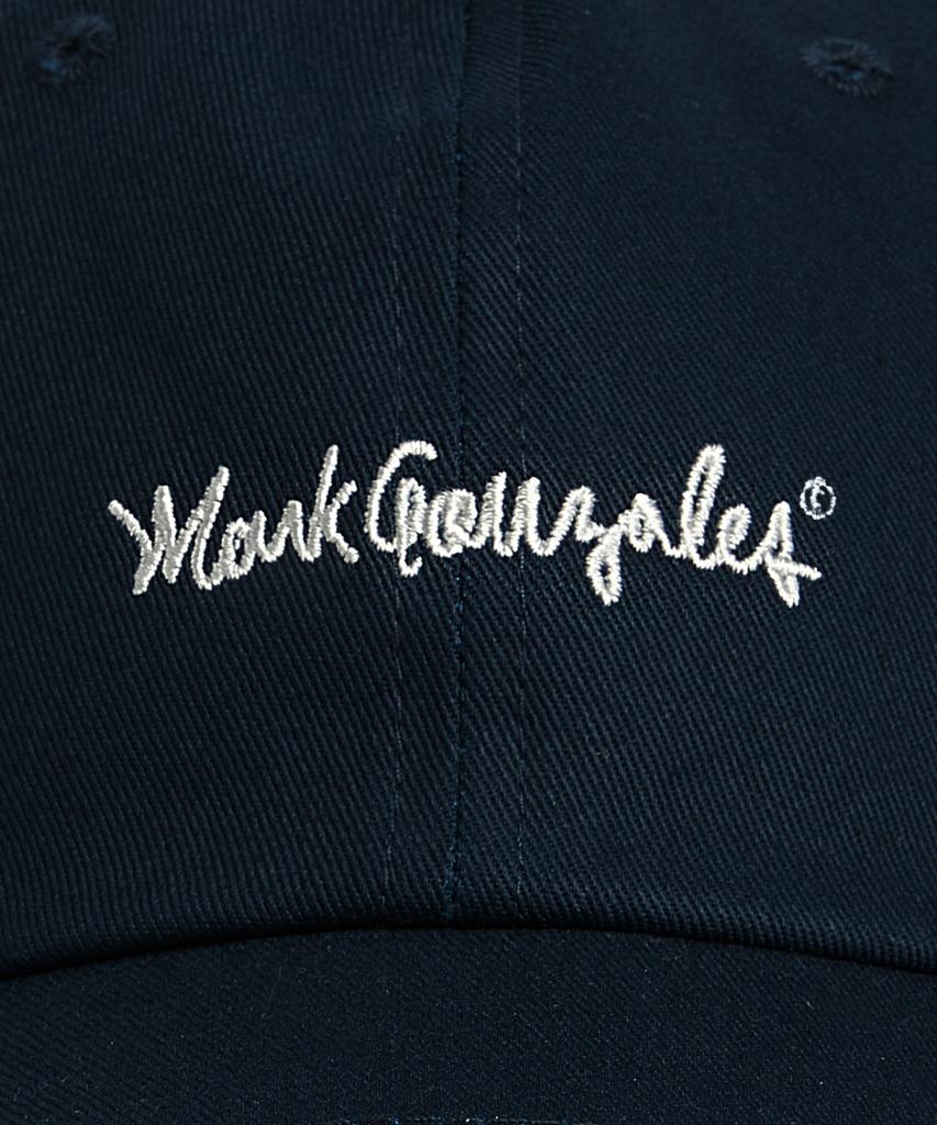 MARK GONZALES Signed Logo Basic Ball Cap - Navy