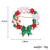 Christmas Brooch Set Santa Snowman Tree Pin Popular In Europe & US | Festive Lapel Pins for Xmas Sweater Decoration Men Women Body Accessories