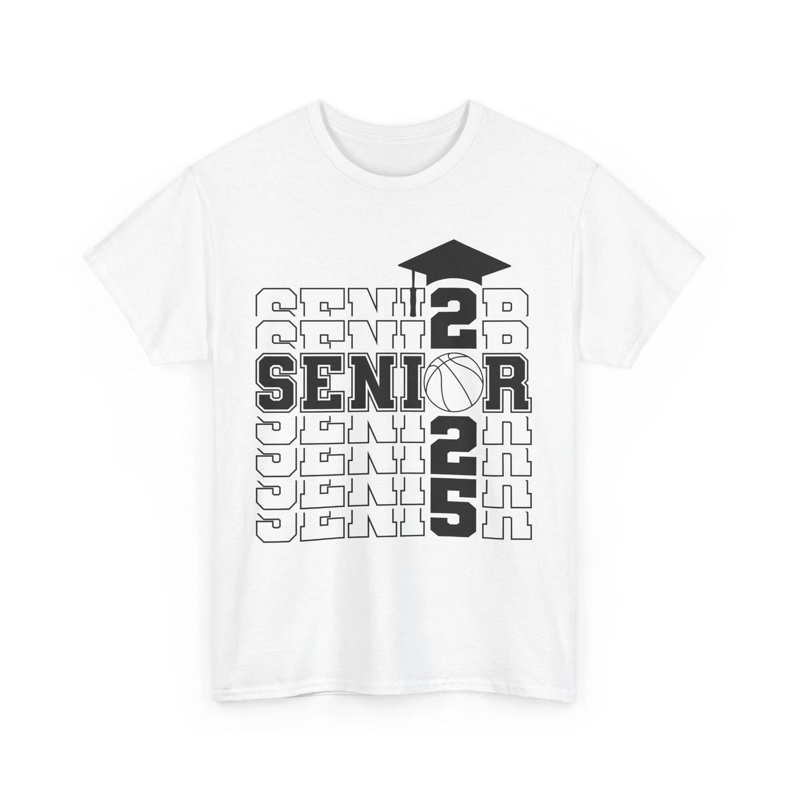

Basketball Themed T-Shirt | Hoops Graphic Tee | Sportswear Fan | Senior 2025 M