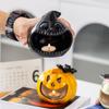 Halloween Candle Holders Tealight Votive Candle Holders with Grimaces,Pumpkin Lanterns Decorative Halloween Centerpieces