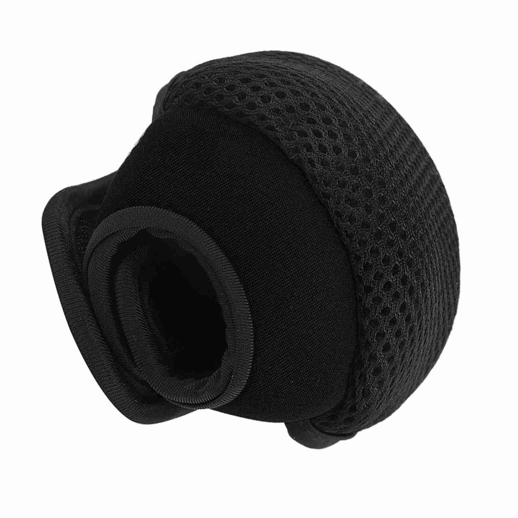 Waterproof Breathable Baitcasting Fishing Reel Bag Fish Wheel Protector (Black)
