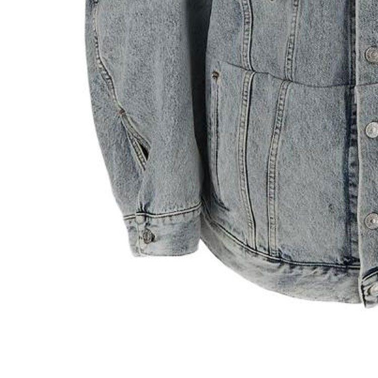 Balenciaga FW22 Denim Jacket Unisex Blue 706654TDW144824