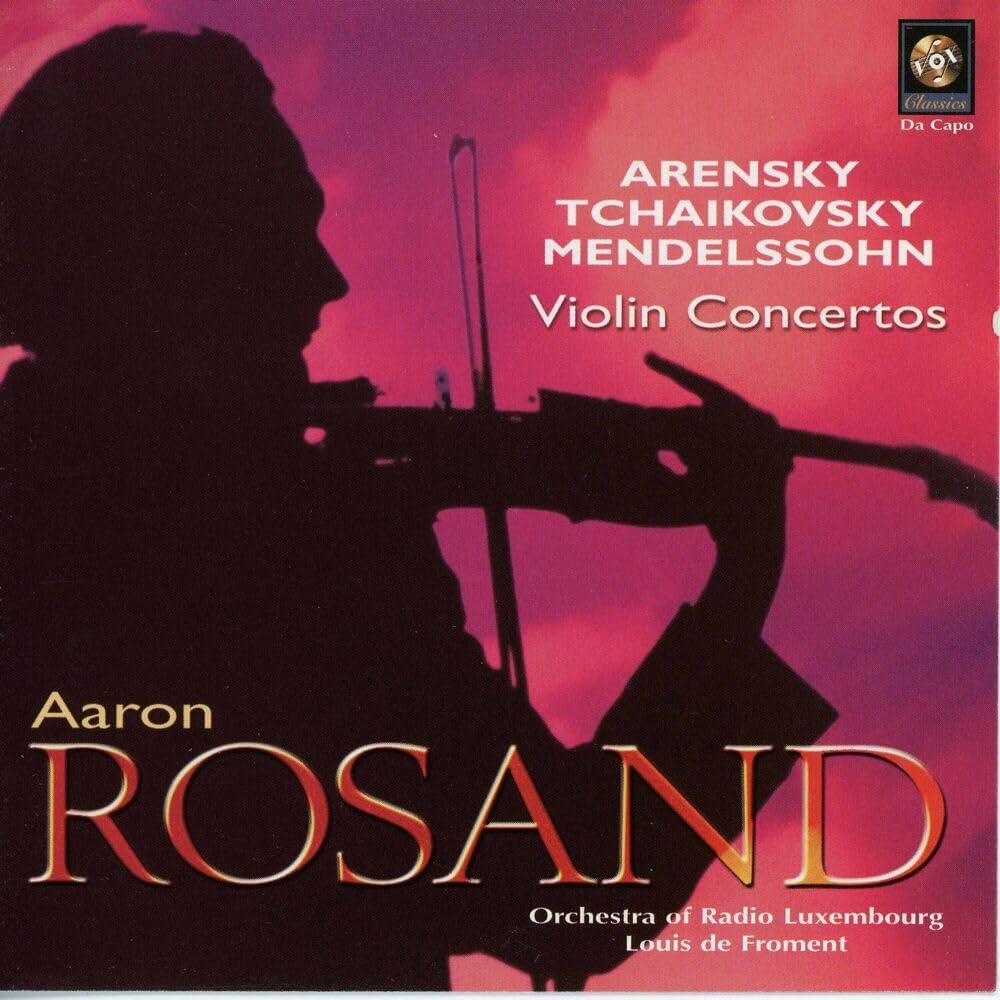 

CD ARRON ROSAND(VN) - Arensky,Tchaikovsky,Mendelssohn VOX7211 Japan Classical Used