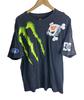 T-skjorte Y2K DC Shoes X Monster Energy Ford Ken Block 43 Motocross T-skjorte Størrelse XL