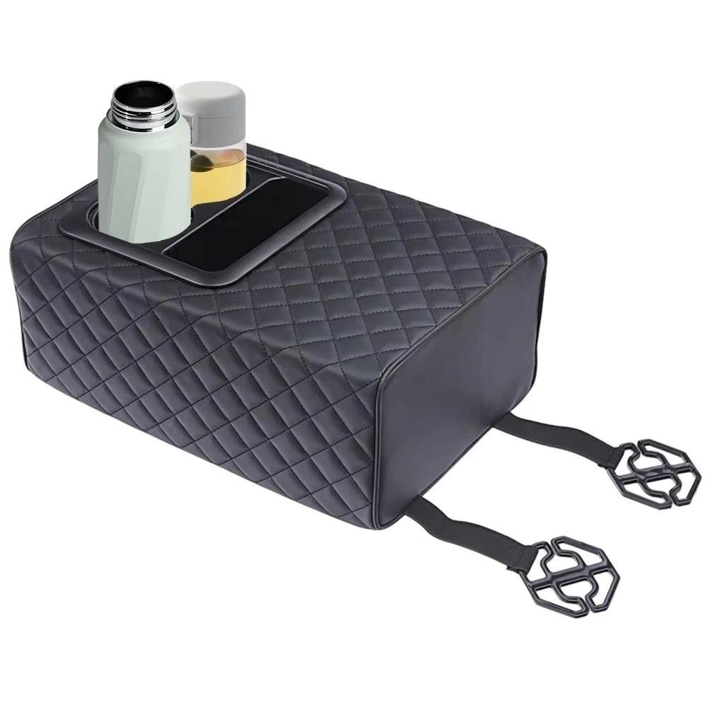 Height Increasing Rear Seat Armrest Console Multifunctional Backseat Console  Auto Interior