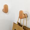 Nordic Wood Clothes Hanger Wall Mounted Coat Hook Decorative Key Holder Hat Scarf Handbag Storage Hanger Bathroom Rack Hook