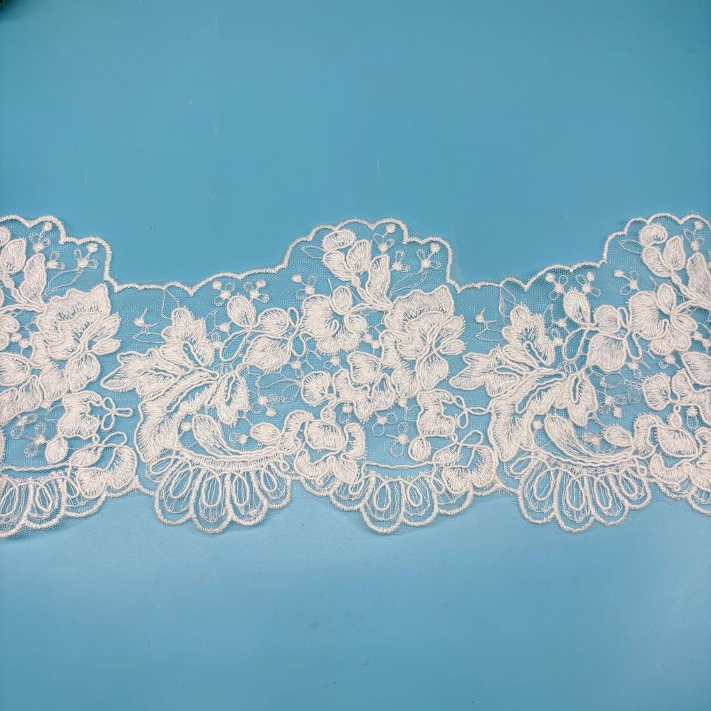 Bone Rope Strand Barcode Embroidery Lace Women'S Lace Lolita Clothing Hems Accessories