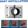 Hvac Wall Penetration & Line-Set Cover Kit Split System Adjustable Indoor/Outdoor Ac Line Set Sleeve, Water Butt Connector Kit
