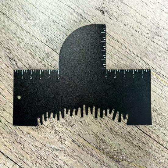 Hair Styling Template Color Enhancement Barber Card with Measurement Indicator Men Women Hairline Beard Lineup Guide Shaping Haircut Template