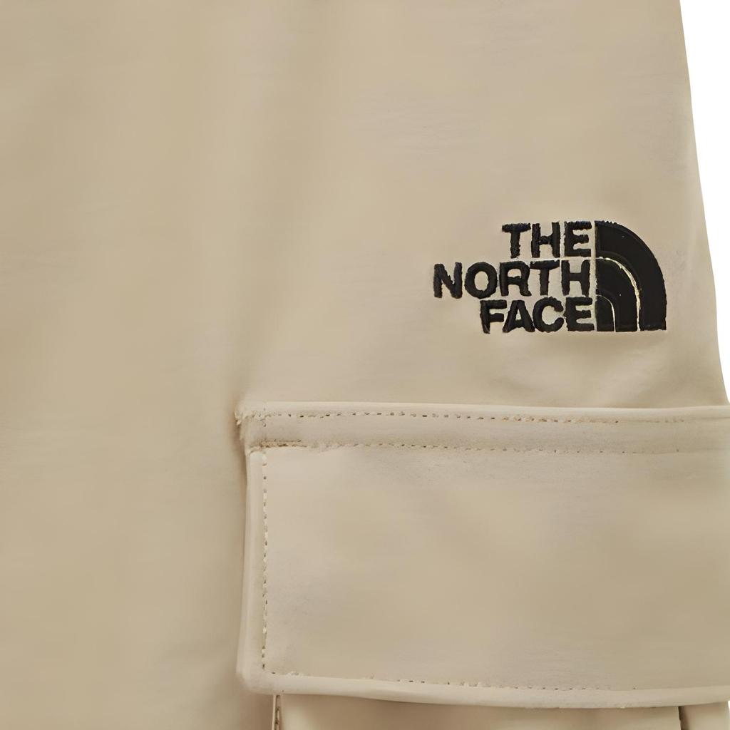 The North Face Solid Color Loose Straight Leg Multi Pocket Work Pants Women Pants Beige NP6NP52K