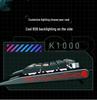 Langtu K1000 Mechanical Gaming Keyboard with Blue Switches - Custom PBT Theme for Girls & Office Use