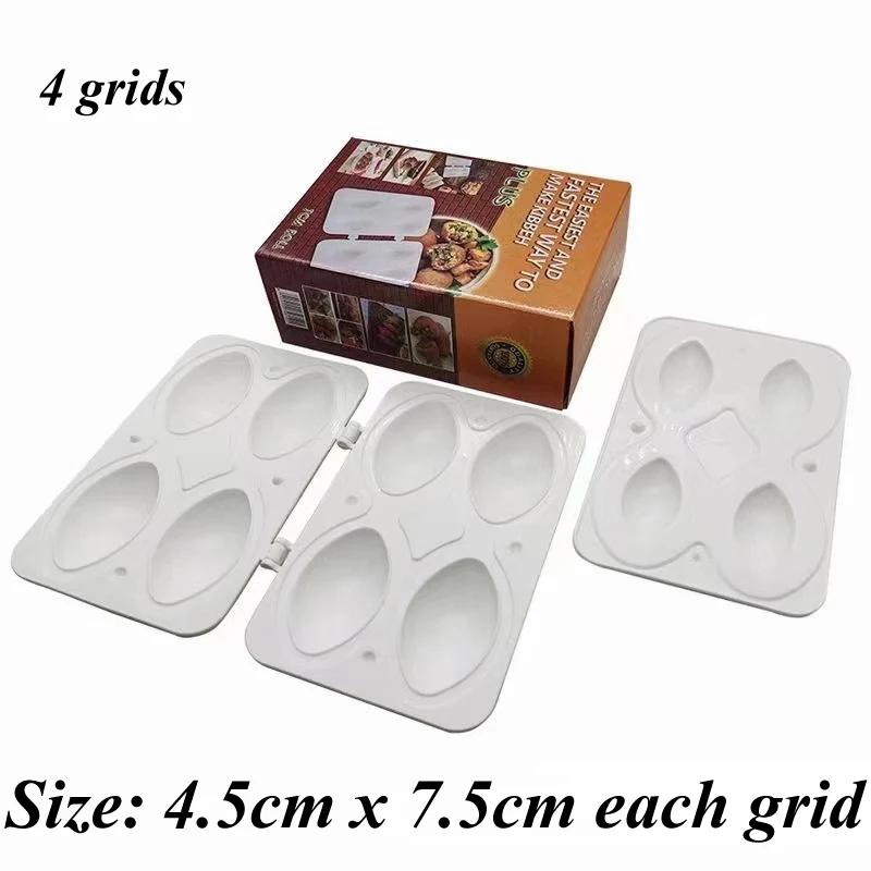 Manual Meatball Maker New 9 Holes Meatloaf Mold Press Minced Meat Processor Cake Desserts Pie Decor Kitchen Tools