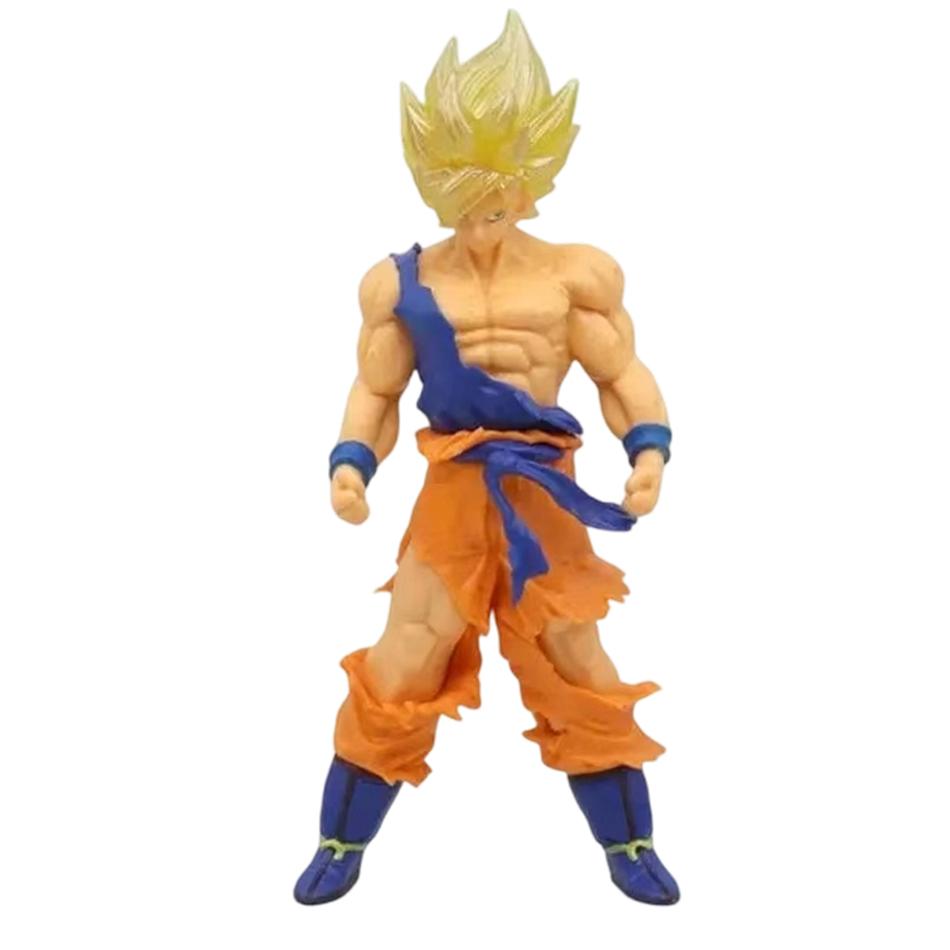 Dragon Ball Z Anime Action Figures - Goku Broly Vegeta Super Saiyan Forms 18cm PVC Model - Collectible Figurine Gift for Kids and Fans