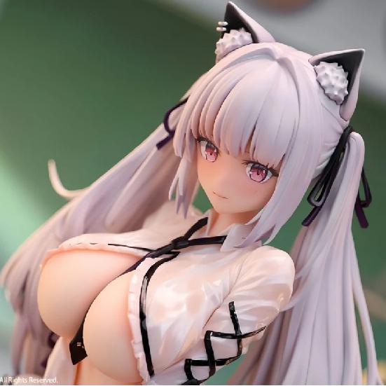 26CM Maxcute Hentai Alvina-chan Uniform Bunny Girl Figure PVC Action Anime Model Game Statue Adult Collectible Doll Toys Gift