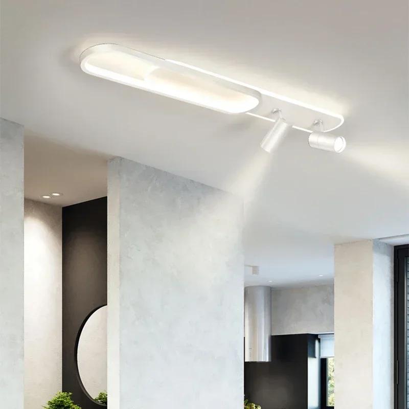 Nordic LED Ceiling Lamps For Living Room Corridor Cloakroom Ceiling Light With Spotlight Chandeliers Home Decor Lighting Fixture