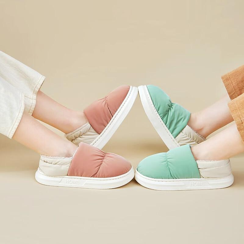 MBYTSBJ Теплые зимние плюшевые домашние тапочки Standard Women s Size