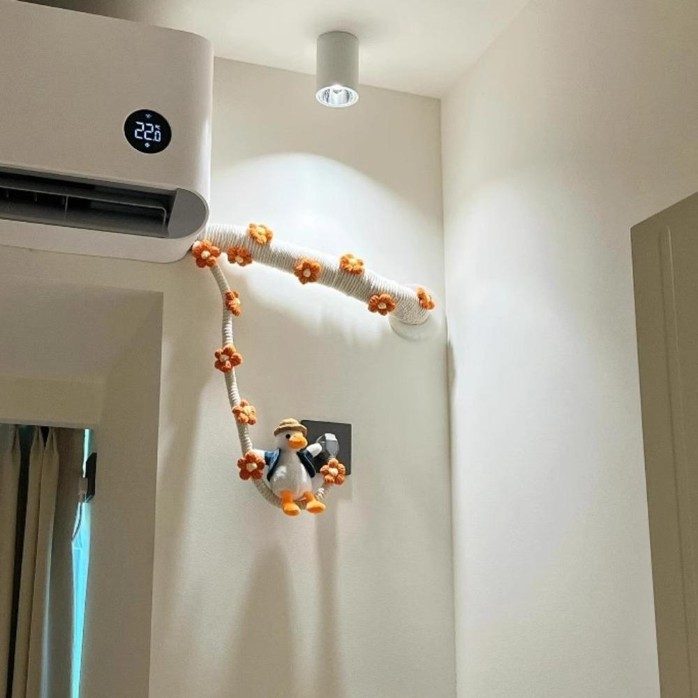 Duck/Panda Air Conditioner Pipe Decoration Cartoon Heating System Decoration Home Decoration