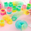 10 Stück Mini Plastik Regenbogen Neon Magische Feder Spielzeug für Kinder Geburtstagsfeier Mitgebsel Babyparty Weihnachtsfeier Geschenke Pinata Füller