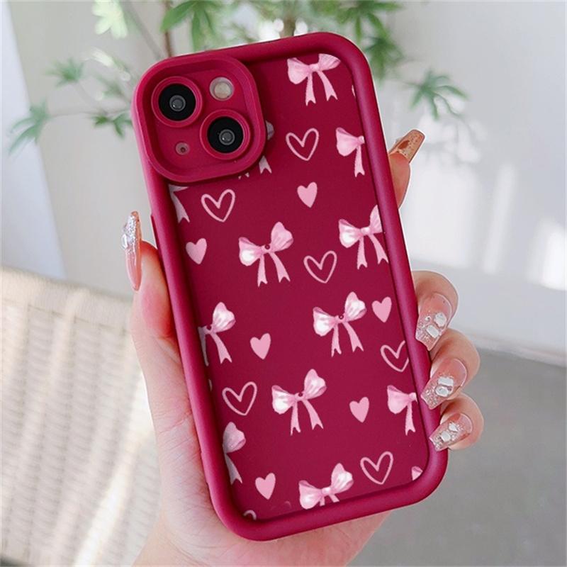 Phone Case For Infinix GT 30 20 Pro Note 50 40 40S 30Pro Plus Smart 10 8 9 Hot 60 50PRO Silicone Love Bowknot Cover