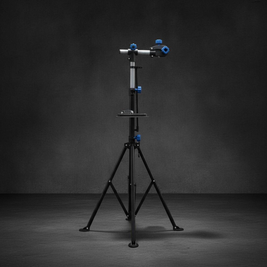 Bike Repair Workstand with Clamp Floor-Standing Maintenance Rotating