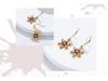 2022 Elegant Snowflake Stud Earrings: European & American Style Christmas Jewelry for Women