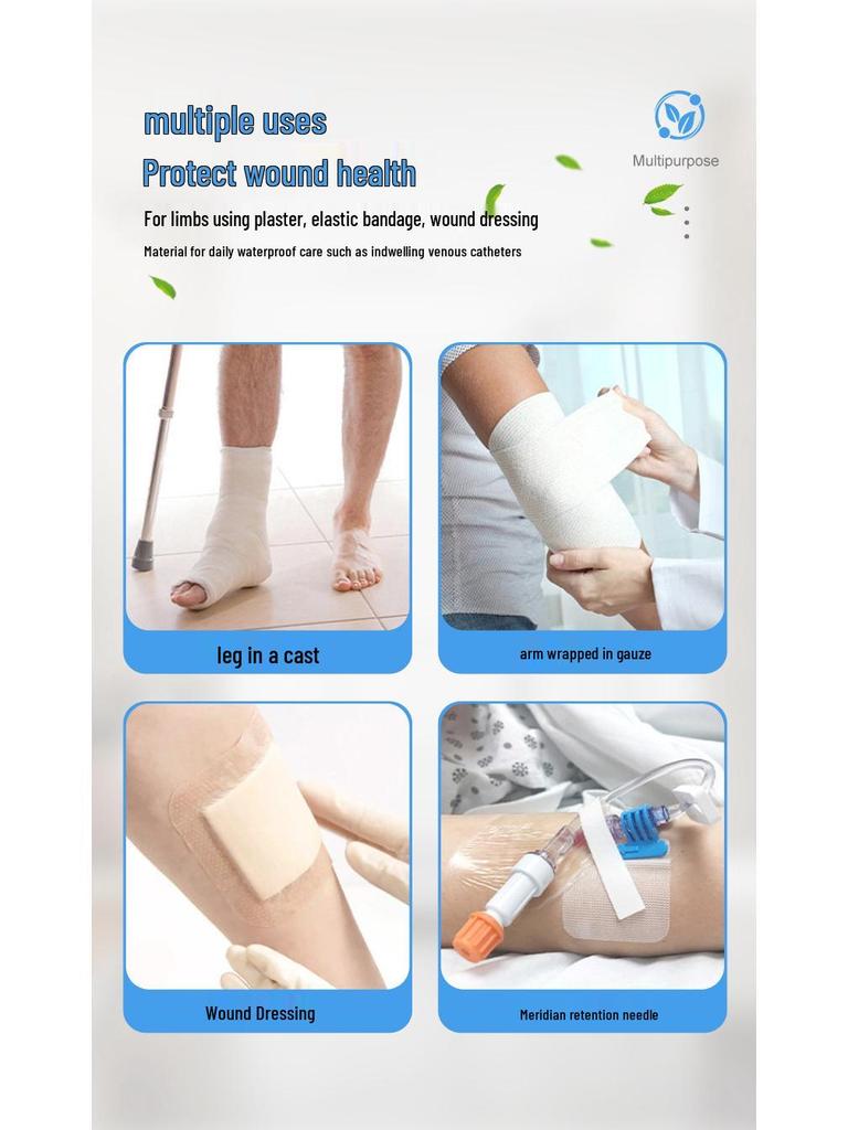 Waterproof Shower Cover for Plaster or PICC Line Protection