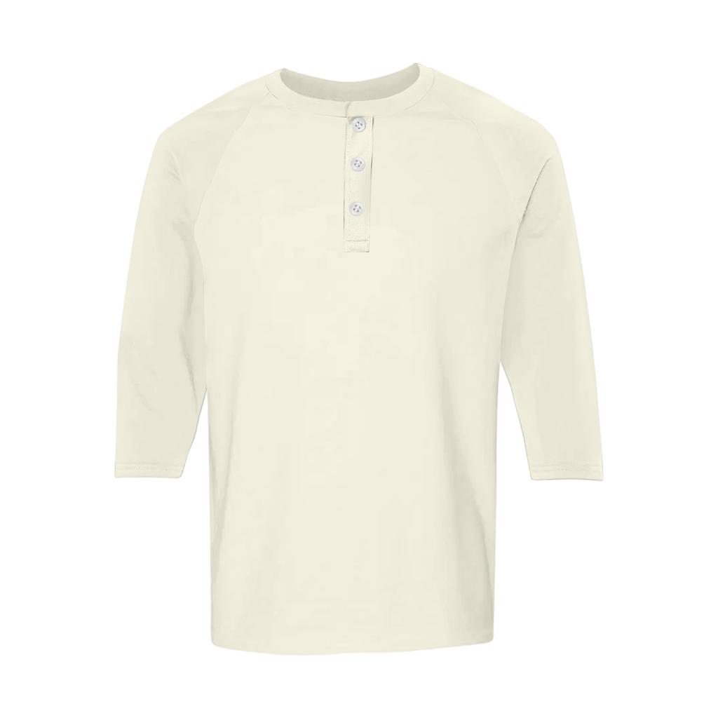 Men's Raglan Sleeve Three-quarter Sleeve Top