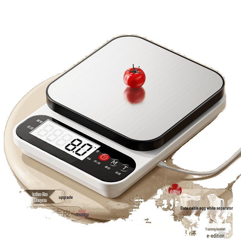 Compact Kitchen Digital Gram Scale for Precise Baking and Food Weighing