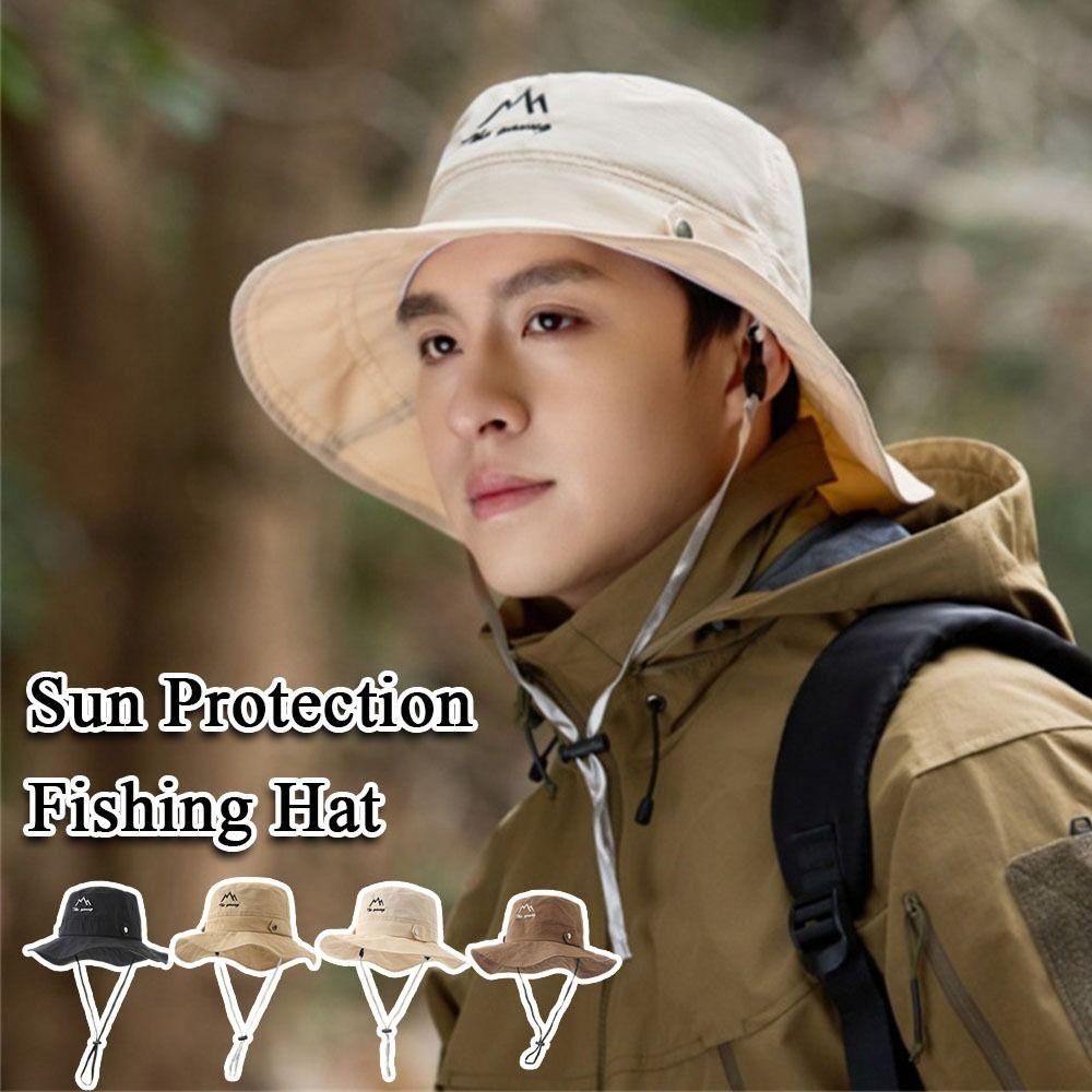 Portable Sun Protection Fishing Hat Breathable Anti-UV Fisherman Hats Sun Hat Summer